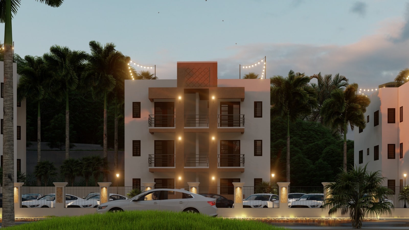 Gabriel Residence – Monte Vista — garden of, 2-bedroom 2.5-bathroom property, in beach front, Sint Maarten