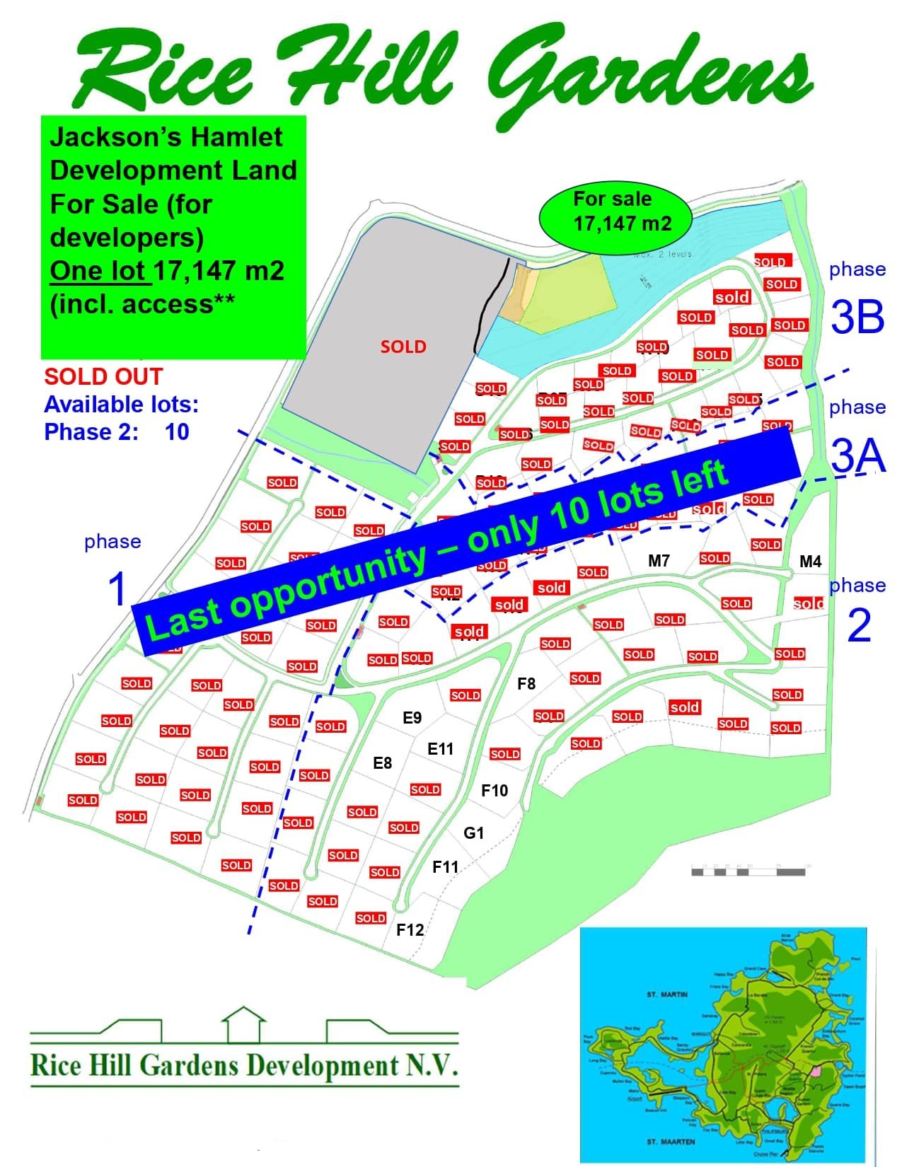 Garden — Rice Hill Gardens Lots For Sale, Oyster Pond (Dutch side)