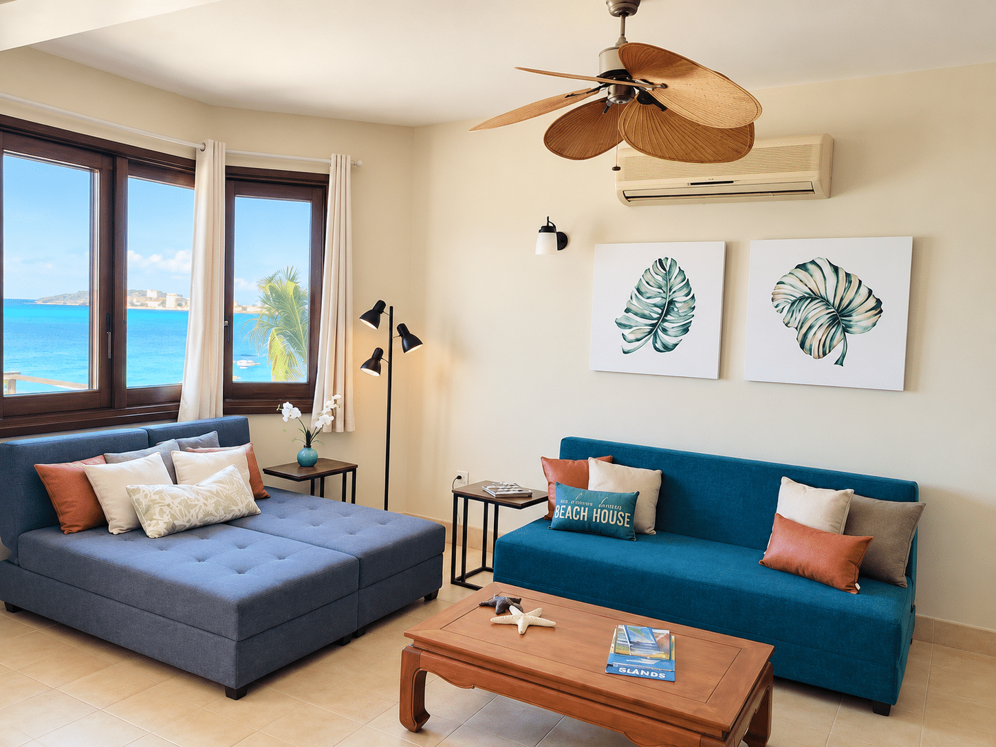 Living room — Ocean’s Two Bedroom Condo For Sale – Great Bay, Philipsburg