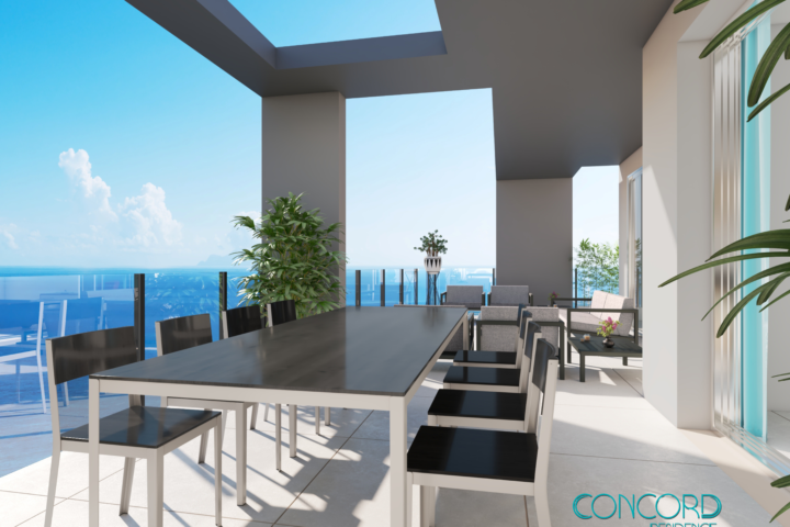 Concord Penthouse – Pelican Key — terrace of, in caribbean sea, Sint Maarten