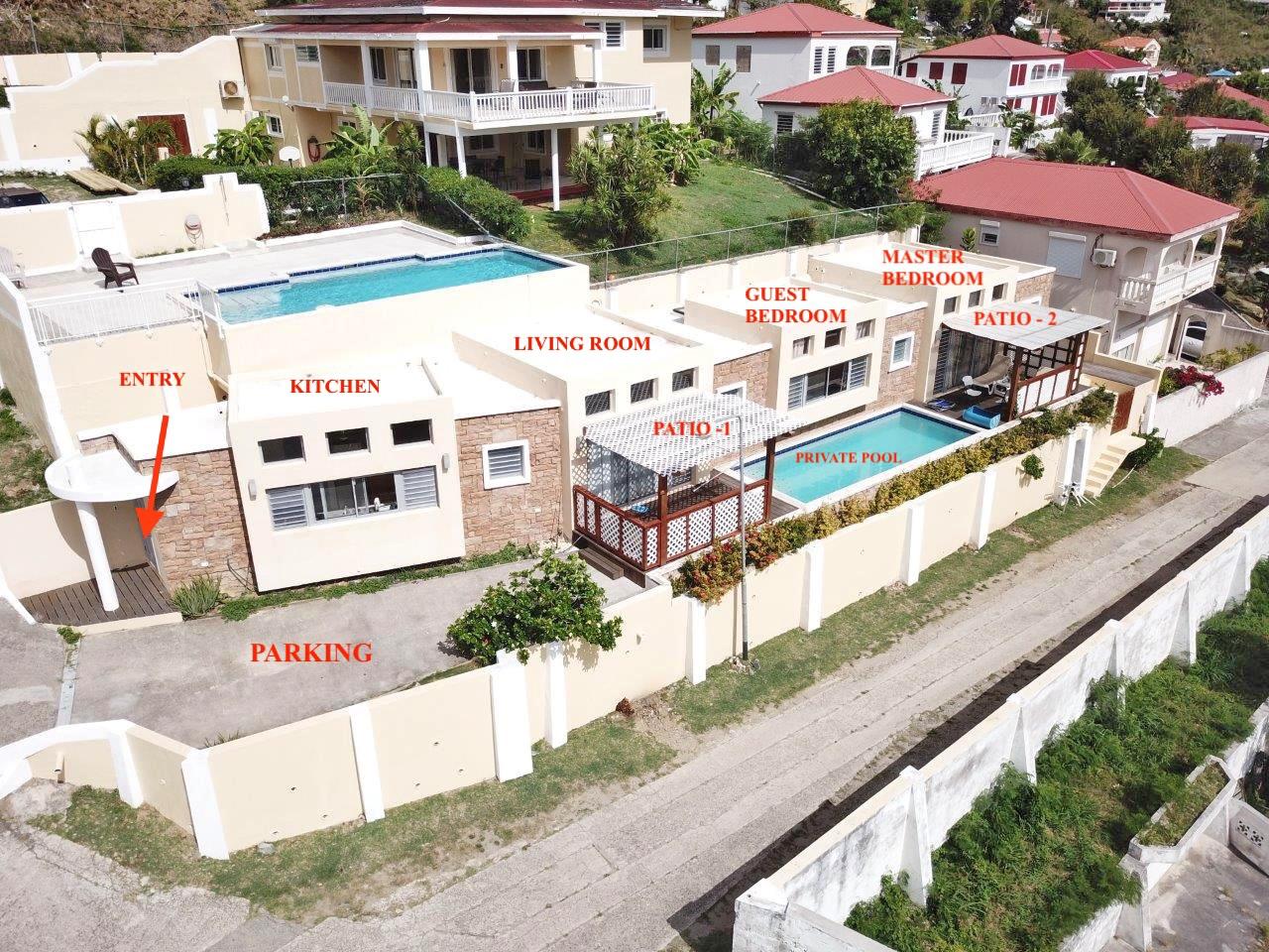 Belair Two Bedroom Apartment For Rent — property in Belair & Little Bay, Sint Maarten