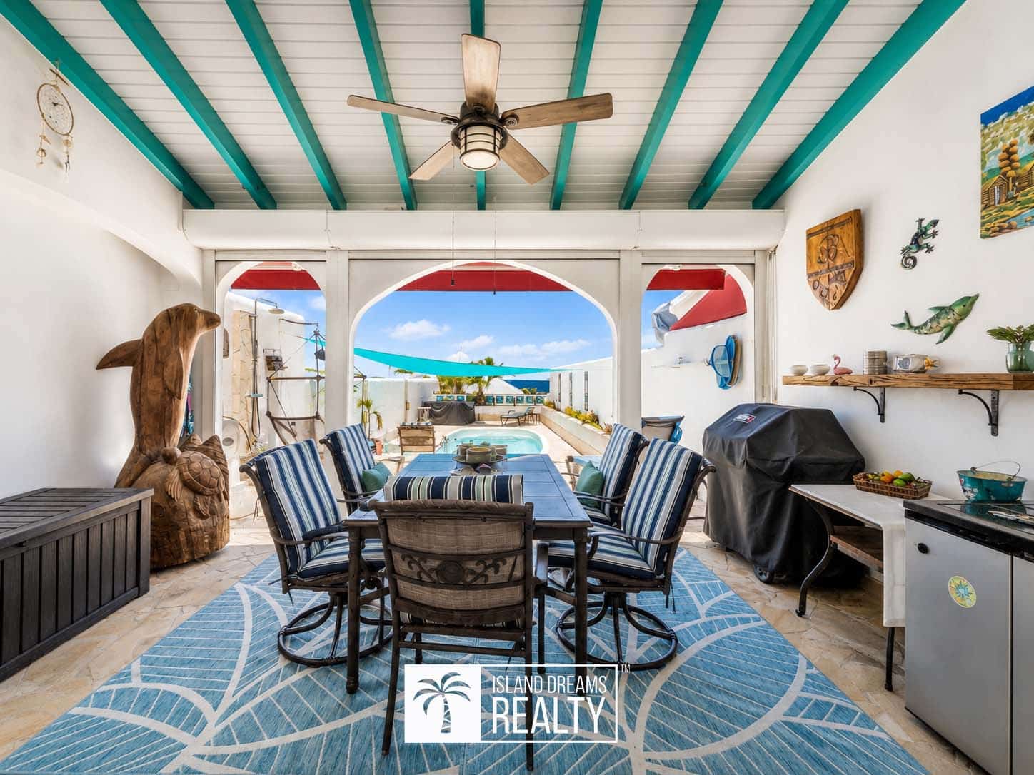 Patio — Le Pelican French Oyster Pond Townhouse, Sint Maarten