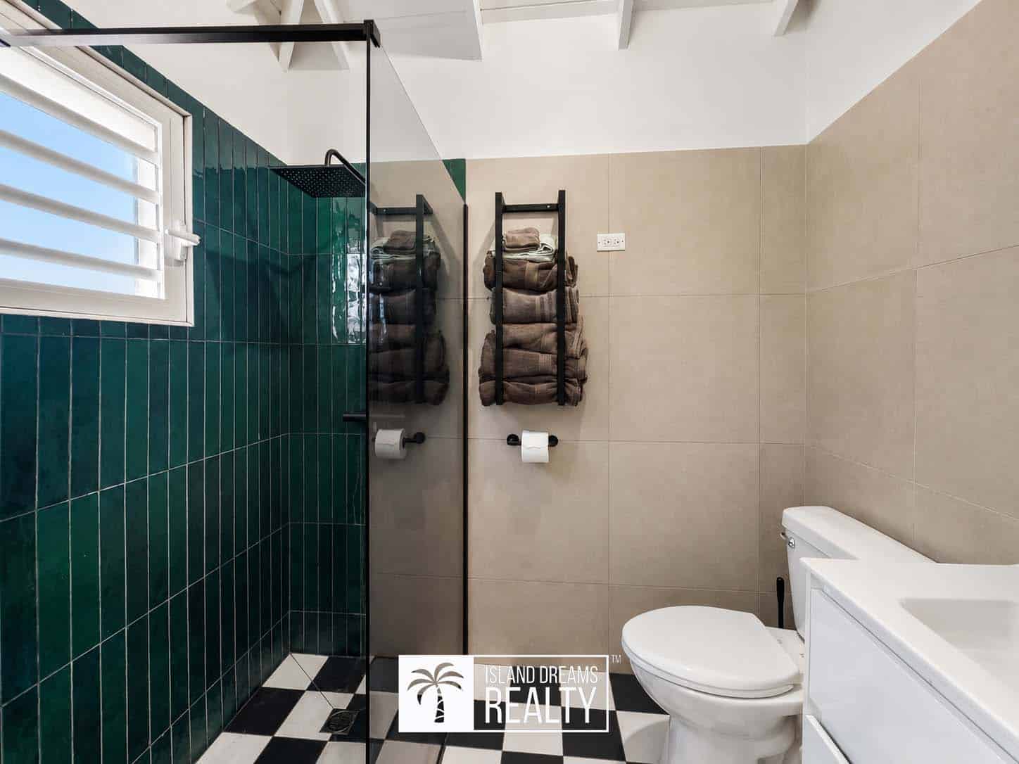 Bathroom — Villa Mountain Dove Road – Point Blanche, Point Blanche