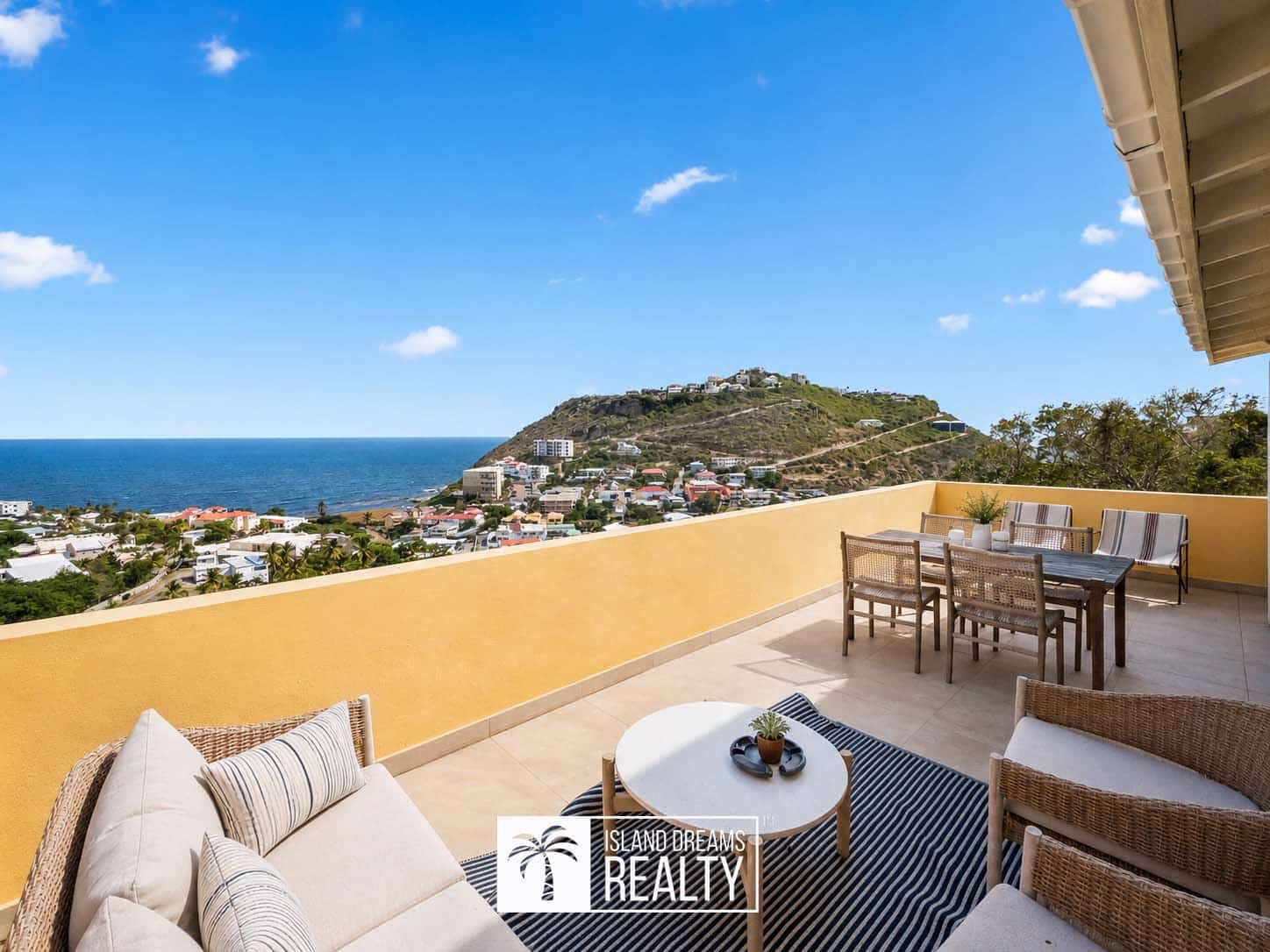 Terrace — Villa Mountain Dove Road – Point Blanche, Point Blanche