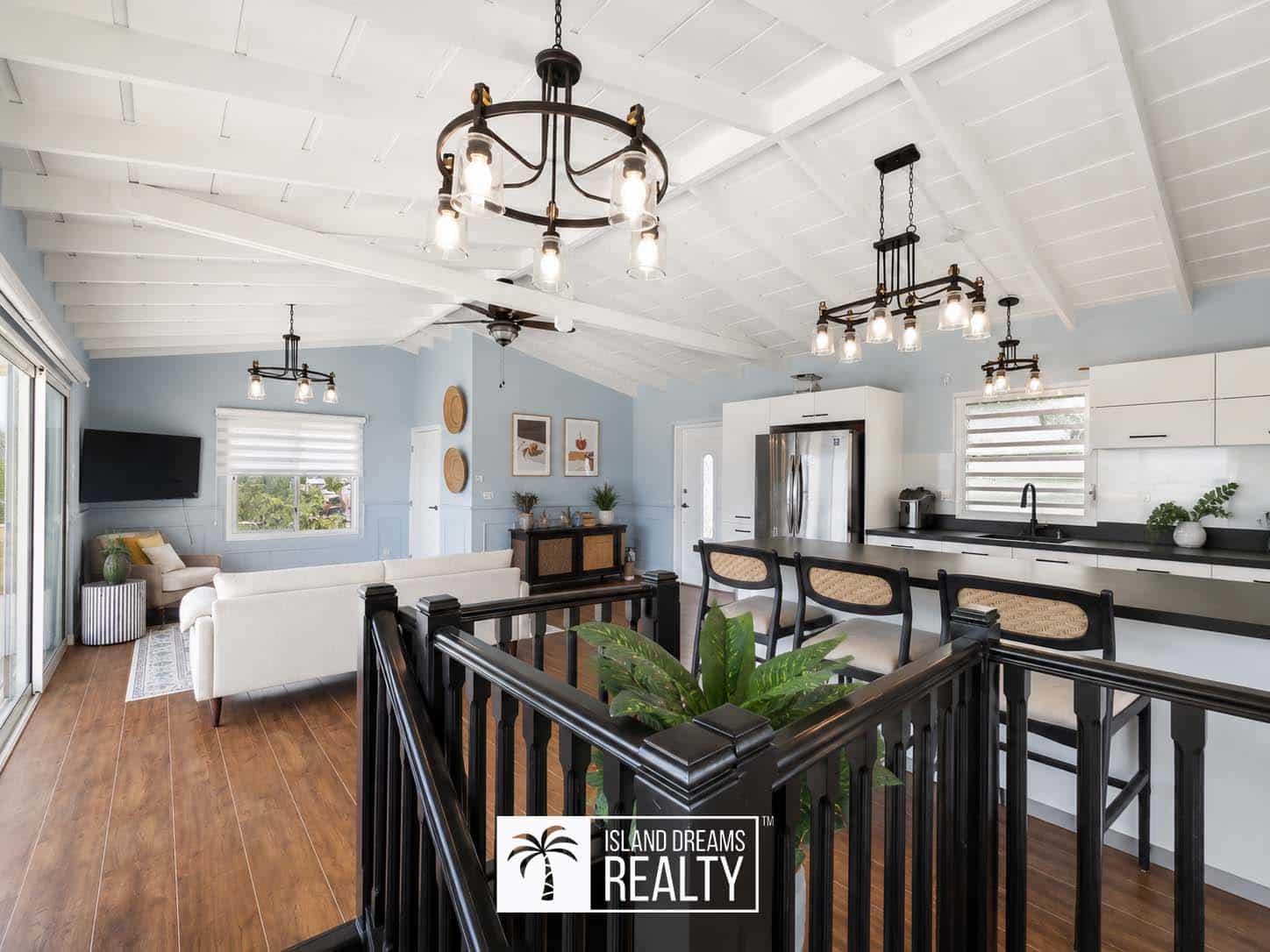 Living room — Villa Mountain Dove Road – Point Blanche, Point Blanche